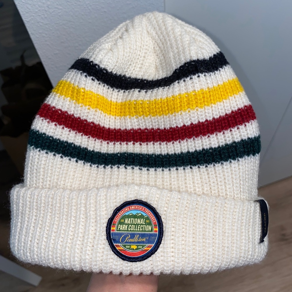 Pendleton Glacier Striped Beanie